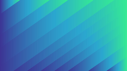 Canvas Print - abstract smooth diagonal gradient background with a seamless blend of vibrant cyan and deep blue ton