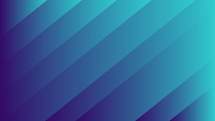 Canvas Print - abstract smooth diagonal gradient background with a seamless blend of vibrant cyan and deep blue ton