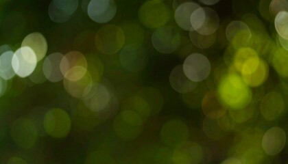 green bokeh background