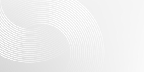 Poster - grey modern background with circle elements. digital technology concept abstract modern