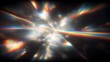 © Esmari - Prismatic light burst with rainbow spectrum and lens flare effect