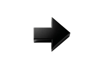 Wall Mural - A black arrow pointing to the right