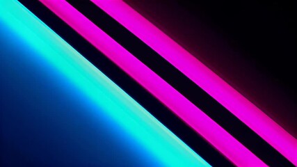 Wall Mural - Close up of paper airplane under neon neon tube dynamic background