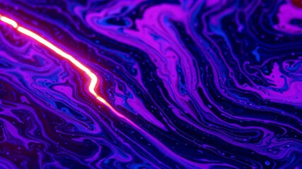 Wall Mural - Purple Blue Abstract Fluid Dynamic Background Purple Fluid Neon Light