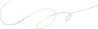 © MasloDesign - Elegant fluid golden line forming an abstract signature or calligraphic flourish isolated on a clean white background.