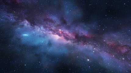 Wall Mural - beautiful milky way background image generated image stock illustration