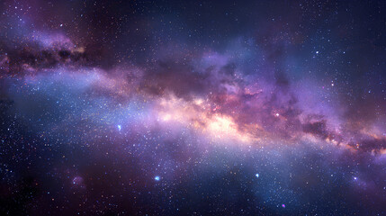 Wall Mural - beautiful milky way background image generated image stock illustration