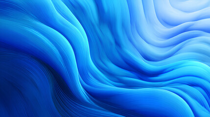 Wall Mural - blue fractal glass gradient colorful wave blurred background, noise textured abstract transparent gl