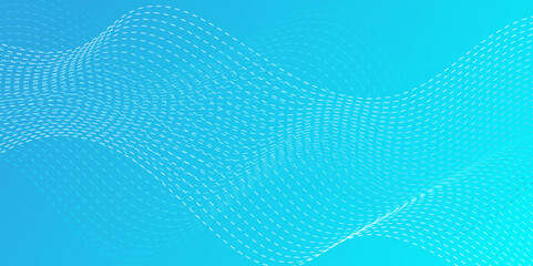 Wall Mural - vector wave digital white and blue blend futuristic technology flow tech transparent line stripe ene