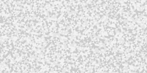 Wall Mural - geometric seamless white, gray cube square low polygon texture wallpaper. abstract surface creative 