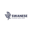 © Artnivora - Line Art Swan Logo Design
