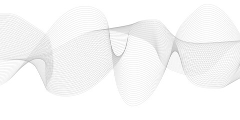 Wall Mural - abstract vector background with black wavy lines. stylized line art background. vector illustration.