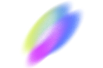Wall Mural - overlay grainy gradient shape glowing background cutout on transparent background, abstract vibrant 