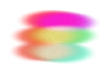 Wall Mural - overlay grainy gradient shape glowing background cutout on transparent background, abstract vibrant 