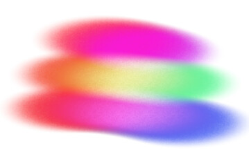 Wall Mural - overlay grainy gradient shape glowing background cutout on transparent background, abstract vibrant 