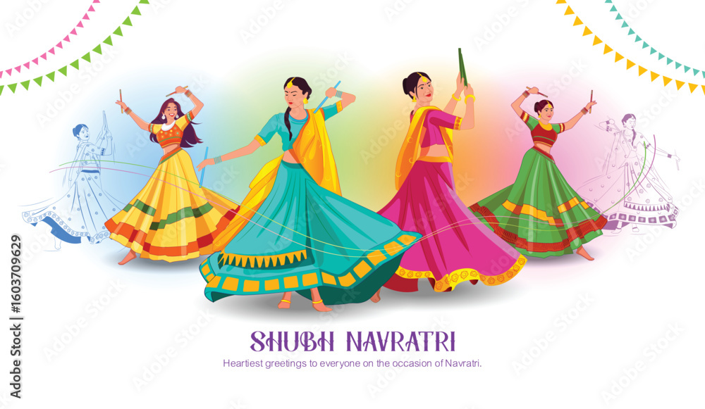 navratri festival dress Multicolor Garba Navratri Frill Chaniya Choli with 10 Meter Flair – HATKE  BRIDE main image 1