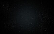 © wing-wing - Space star shape sky night background, black starry cosmos abstract pattern dark blue science, textile cosmic galaxy astronomy decoration fantasy wallpaper landscape.