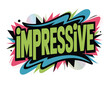 © MSTHAFSA - Bold and energetic impressive word art with explosive t shirt design elements transparent background vector