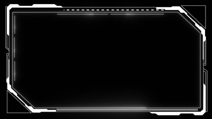 HUD display screen frames, info boxes and UI interface of future technology, modern user interface elements, hud control panel. High tech screen digital hologram window, gaming menu cyber .