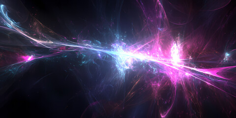 Wall Mural - Abstract Cosmic Energy Flow