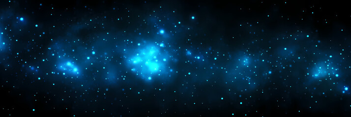 Wall Mural - Cosmic Nebulae and Stellar Clusters