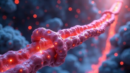 Wall Mural - Micro virus technology scene