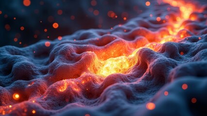 Wall Mural - Magnificent Scene of Lava Caves