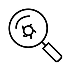 Wall Mural - disease surveillance icon vector image. can be used for infectious diseases.