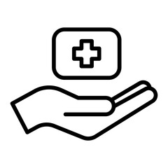 Wall Mural - First Aid icon vector image. Can be used for Volleyball.