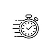 © suraiya - Fast-Paced Stopwatch Timing Action in Sports Event, Outdoors, Illustration Perspective