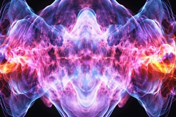 Wall Mural - Abstract Energy Flow Visualization