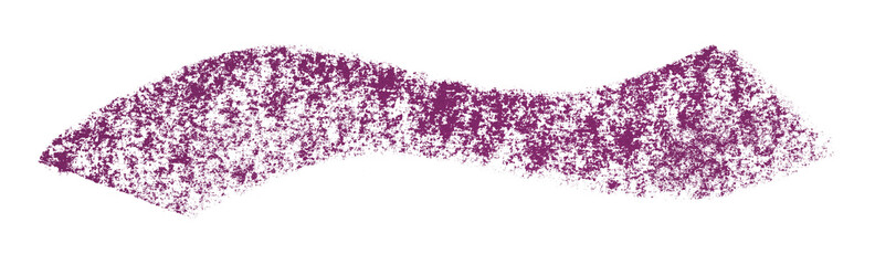 Purple crayon brush stroke isolated on transparent background