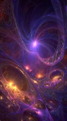 Wall Mural - Abstract Colorful Cosmic Space Galaxy