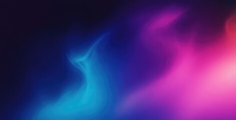 Wall Mural - Abstract Fluid Art with Smooth Gradient Blend in Blue, Purple, and Pink Hues