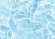 © WK Dannait B - Abstract blurred shades of blue water background. Light and shadow ripples or splashes surface of water texture. Water waves with shining and reflection pattern photography for​ design artwork.