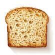 © LorelEino - A slice of toasted bread with a golden crust and airy texture