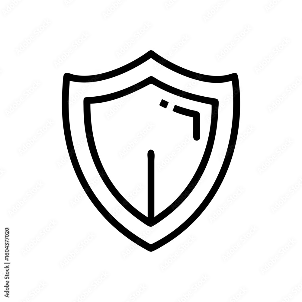 Shield Icon Overlay on Windows Desktop Shortcut Stock Vector | Adobe Stock