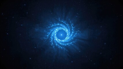 Wall Mural - sapphire dynamic vortex