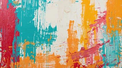 Wall Mural - abstract canvas art formed by brush and palette knife strokes. original acrylic painting.
