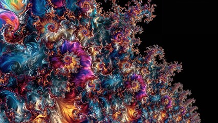 Wall Mural - intricate fractal design 28