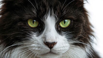 Canvas Print - detailed view of a feline's face