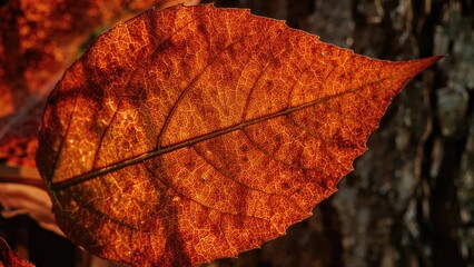 Wall Mural - picture of a single leaf