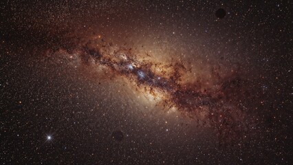 Wall Mural - a vast expanse featuring stars, nebula clouds, and spiral galaxies