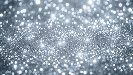 Wall Mural - out-of-focus background adorned with white sparkles