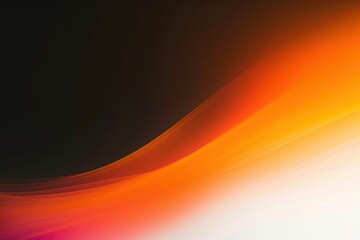 Canvas Print - gradient background orange white graphics art illustration.