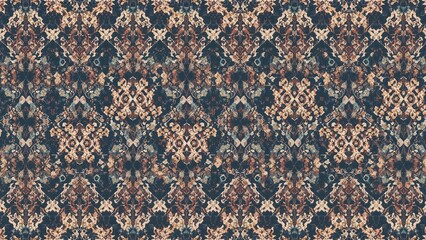 Wall Mural - elegant handmade geometric border illustration featuring detailed linework. suitable for wallpaper, 