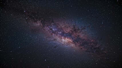 Wall Mural - the background of this photo showcases a star-filled night sky.
