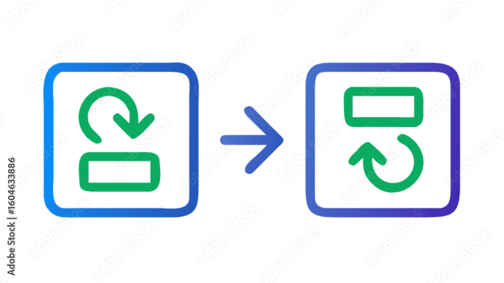 Data transformation process diagram showing data flow and processing ...