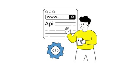 Api Development Mp4 Video Animated