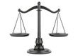 © Ropia - Scales of justice on white background isolated on a transparent background balance